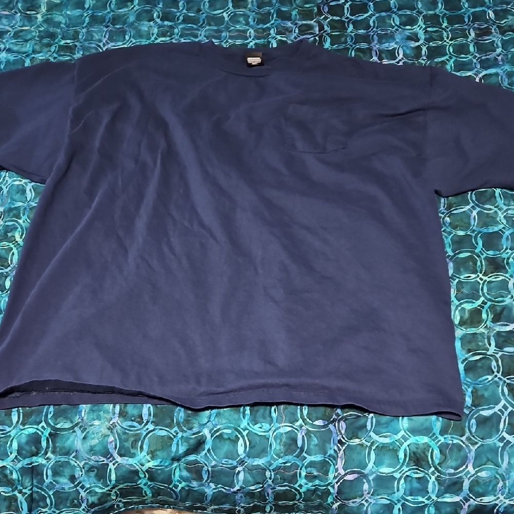 Hanes Deep Blue Men's Short Sleeve Tee Size 3XL